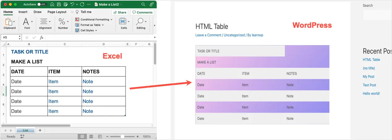 Transform Your Spreadsheets into Engaging Content: A Step-by-Step Guide