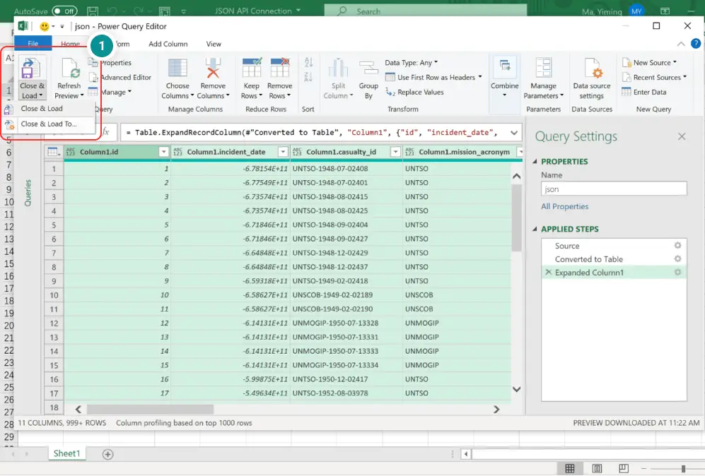 Integrating JSON API for Effortless Spreadsheet Management